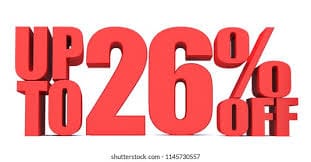 26%off