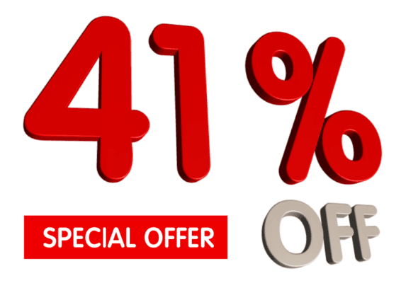 41%off