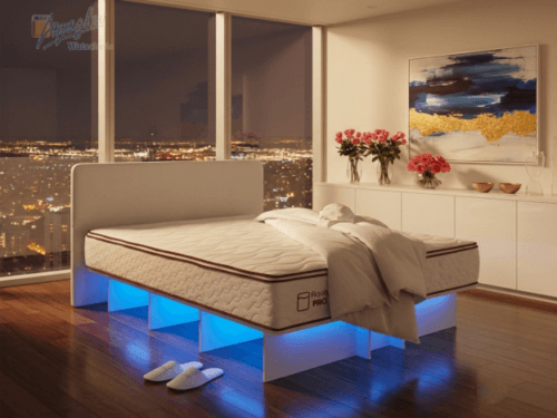 Aqua Pro Space Base Blue Lighting 1 Headboard