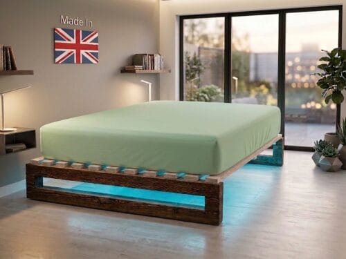 Pale Green Waterbed Sheet