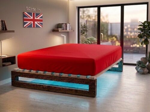 Red Waterbed Sheet