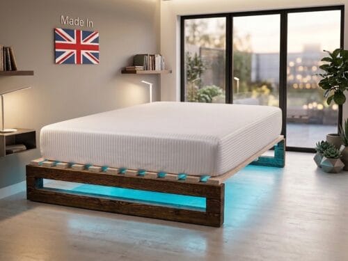 White Striped Waterbed Sheet