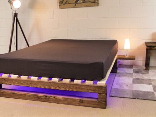 Chocolate coloured waterbed sheet
