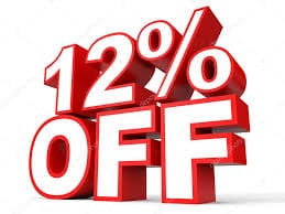 12 PERCENT DISCOUNT