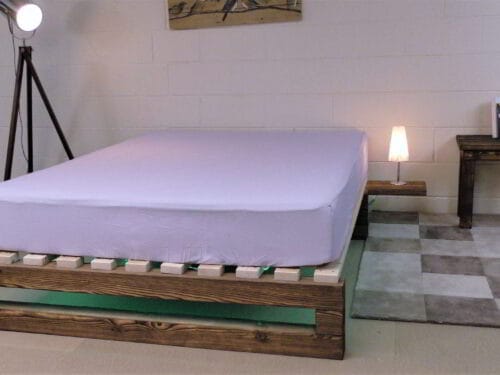 Lilac waterbed sheet