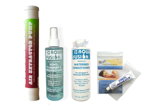 waterbed Maintenance Pack of four products.