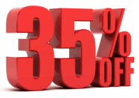 35%off waterbed discount