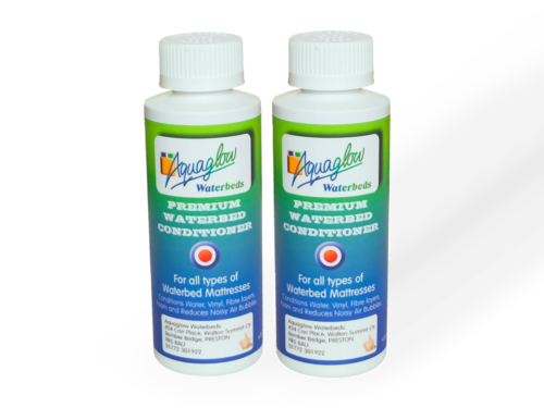 Waterbed conditioner additives seen front the front 2x4oz Pack