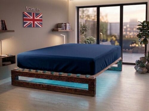 Navy Blue Waterbed Sheet